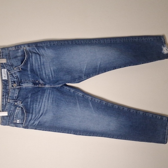 Adriano Goldschied Ex Boyfriend slouchy slim mid wash jeans Size 28 - Picture 3 of 14